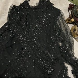 Endless rose L long sleeve party/ New Year’s Eve top worn on Gossip Girl